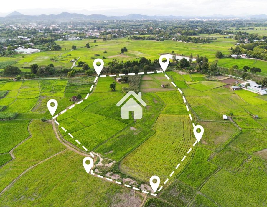 Aerial Land Boundary Survey & Property Mapping in Kerala